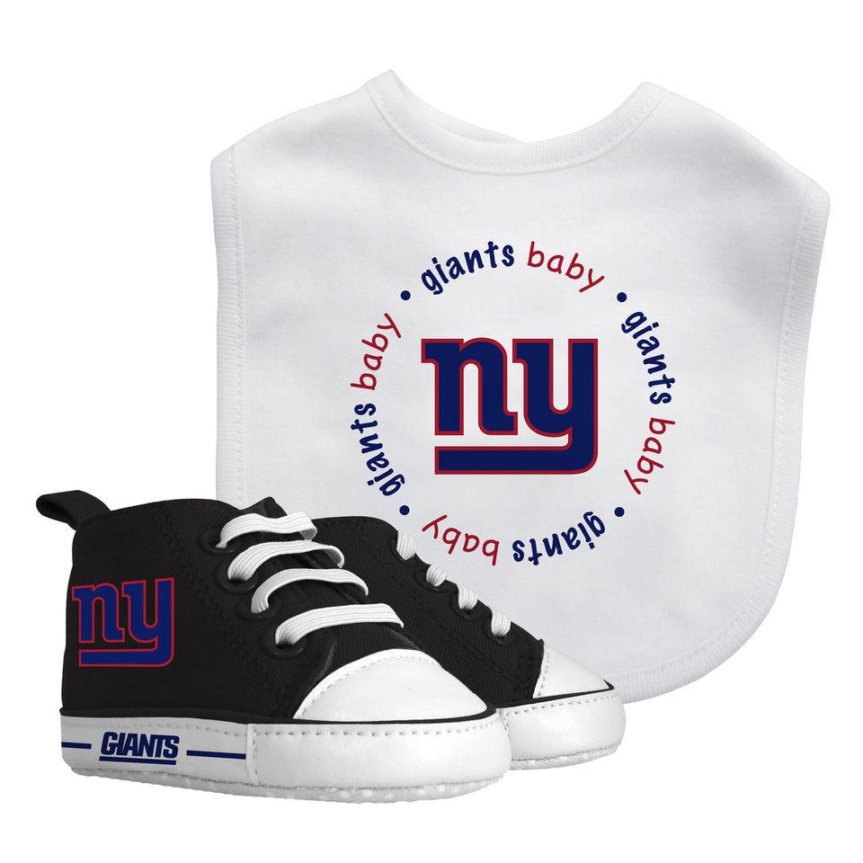 New York Giants Bib & Prewalker Gift Set