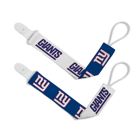 New York Giants Pacifier Clips (2 Pack)