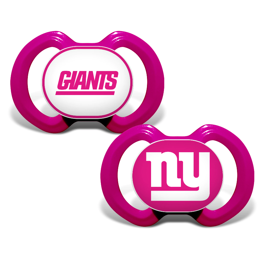 New York Giants Gen. 3000 Pacifier 2-Pack - Pink