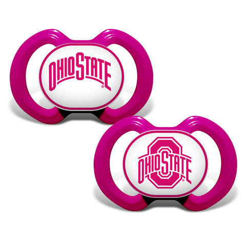 Ohio State University Gen. 3000 Pacifier 2-Pack - Pink