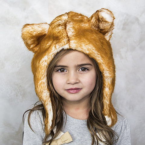 Red Fox Faux Fur Eskimo Hat for Infants & Toddlers