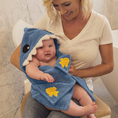 Soft Cotton Hooded Blanket Bath Towel for Infants and Kids | Shamus Bathrobe