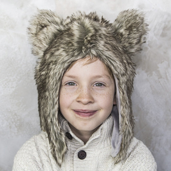Shepherd Faux Fur Eskimo Hat for Infants & Toddlers