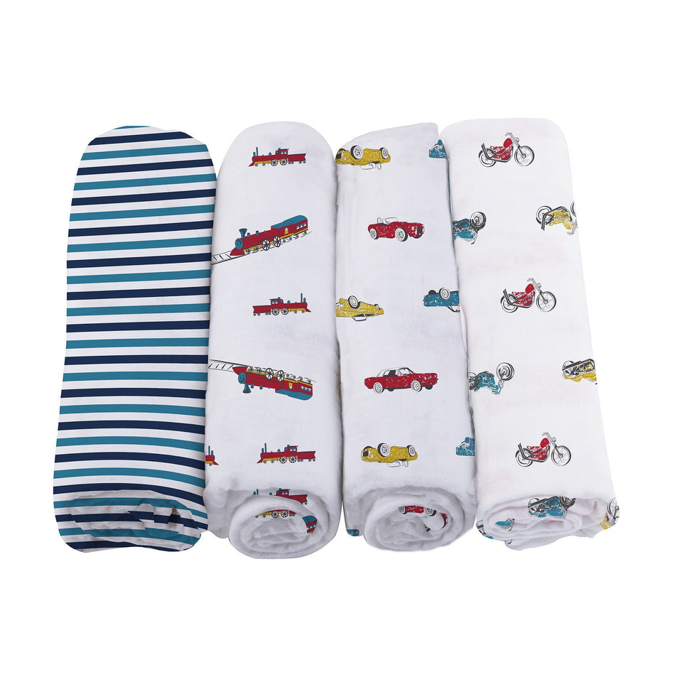 Ultimate Road Trip Swaddle 4 Pack