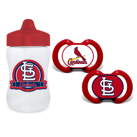 St. Louis Cardinals Sippy Cup & 2pk Pacifiers Set