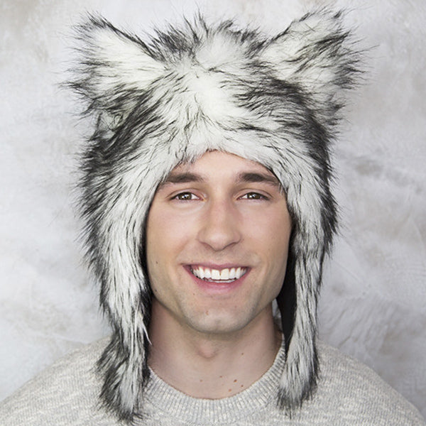 Wolf Faux Fur Eskimo Hat for Infants & Toddlers